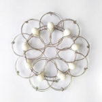 mandala 3d tibetano arame alpaca